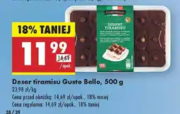 Biedronka Deser tiramisu Gustobello oferta