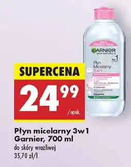 Biedronka Płyn micelarny do skóry wrażliwej Garnier Skin Naturals oferta