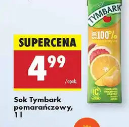 Biedronka Sok pomarańczowy Tymbark oferta