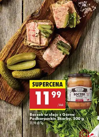 Biedronka Boczek w słoju Smak Górno oferta