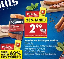 Biedronka Szynka od szwagra Krakus Animex oferta