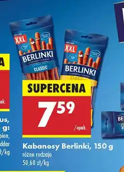 Biedronka Kabanosy z kurczaka Morliny Berlinki oferta