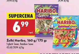 Biedronka Żelki kwaśne Haribo Rainbow oferta