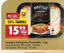 Biedronka Lasagne bolognese Donatello oferta