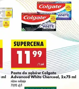 Biedronka Pasta do zębów charcoal Colgate Advanced White oferta