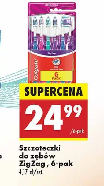 Biedronka Szczoteczka do zębów Colgate Zig Zag oferta