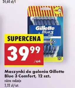 Biedronka Maszynka do golenia Gillette Blue 3 Comfort oferta