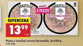 Biedronka Pizza z szynką i serem Donatello oferta