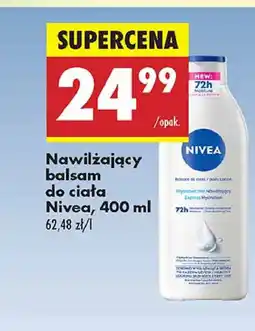 Biedronka Balsam błyskawicznie nawilżający skóra normalna Nivea oferta