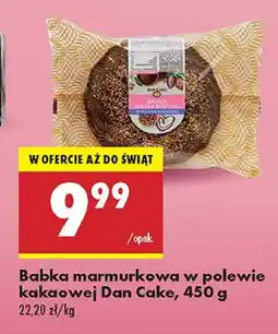 Biedronka Babka marmurkowa w polewie kakaowej Dan Cake oferta