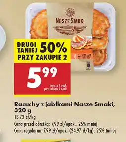 Biedronka Racuchy z jabłkami Nasze Smaki oferta