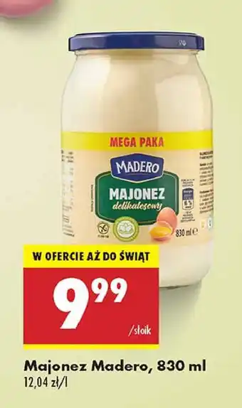 Biedronka Majonez delikatesowy Madero oferta