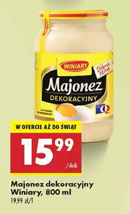 Biedronka Majonez dekoracyjny Winiary oferta