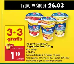 Biedronka Jogurt ananas Zott Jogobella oferta