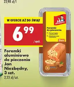 Biedronka Foremka aluminiowa do pieczenia Jan Niezbędny oferta