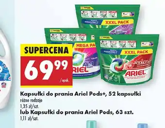 Biedronka Kapsułki do prania +extra clean Ariel All In 1 oferta