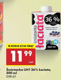 Biedronka Śmietanka 36 % Łaciata oferta