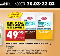 Biedronka Odżywka białkowa wpc 80 czekolada Mlekovita Sba oferta