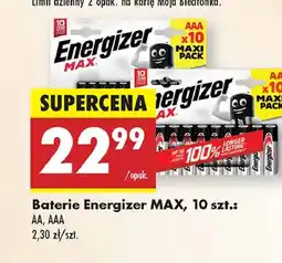 Biedronka Baterie aa Energizer Max oferta