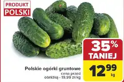 Carrefour Polskie ogórki gruntowe oferta