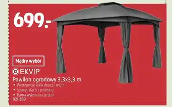 Jula Pawilon ogrodowy Ekvip oferta