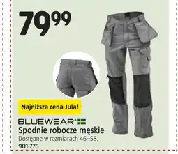 Jula Spodnie robocze męskie Bluewear oferta