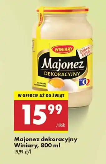 Biedronka Majonez Winiary oferta