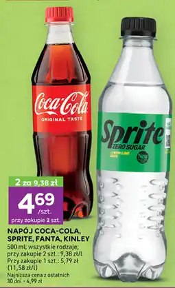 Stokrotka Express Napój coca-cola, sprite, fanta, kinley oferta