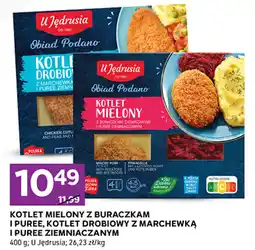 Stokrotka Express Kotlet mielony z buraczkam i puree, kotlet drobiowy z marchewką i puree ziemniaczanym u jędrusia oferta