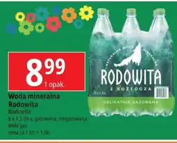 E.Leclerc Woda delikatnie gazowana Rodowita Z Roztocza oferta