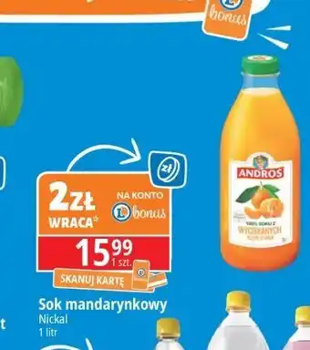 E.Leclerc Sok mandarynkowy Andros oferta