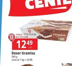 E.Leclerc Tiramisu Wiodąca Marka Equador oferta