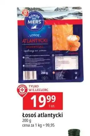 E.Leclerc Łosoś atlantycki wędzony Wiodąca Marka Ronde Des Mers oferta