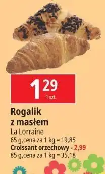 E.Leclerc Croissant z nadzieniem orzechowo-czekoladowym La Lorraine oferta