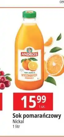 E.Leclerc Sok pomarańczowy Andros oferta