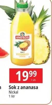 E.Leclerc Sok ananasowy Andros oferta