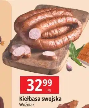 E.Leclerc Kiełbasa swojska ciemno wędzona Woźniak oferta