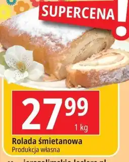 E.Leclerc Rolada śmietanowa Cukiernia E.leclerc oferta