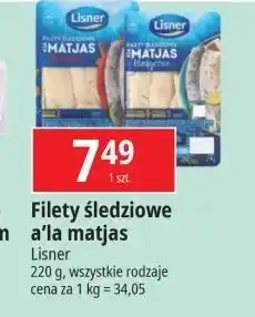 E.Leclerc Filety śledziowe a'la matjas korzenny Lisner oferta