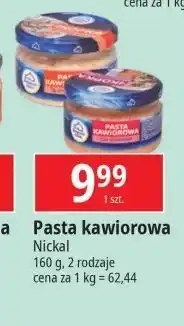 E.Leclerc Pasta z kawiorem łosoś Nickal oferta