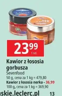 E.Leclerc Kawior z łososia oferta