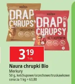 E.Leclerc Chrupki kukurydziane drapi chrupsy truskawkowe Naura oferta