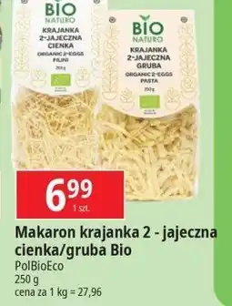 E.Leclerc Makaron krajanka 2-jajeczna cienka Bionaturo oferta