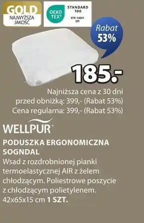 JYSK Poduszka ergonomiczna Wellpur oferta