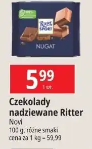 E.Leclerc Czekolada orzechy i nugat Ritter Sport oferta