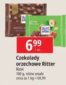 E.Leclerc Czekolada dark whole hazelnuts Ritter Sport oferta