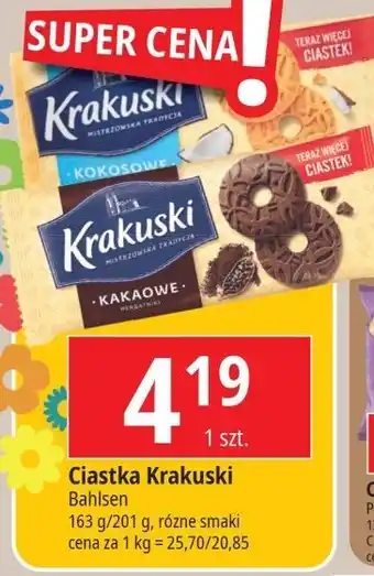 E.Leclerc Ciastka kakaowe Krakuski oferta