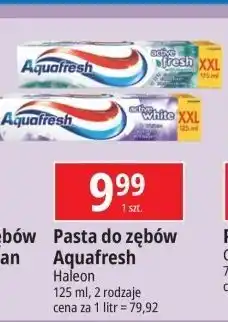 E.Leclerc Pasta do zębów Aquafresh Active White oferta