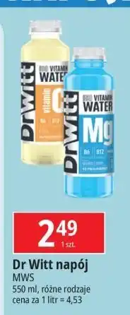 E.Leclerc Napój z magnezem Dr Witt Vitamin Water oferta