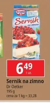 E.Leclerc Sernik na zimno Dr. Oetker oferta